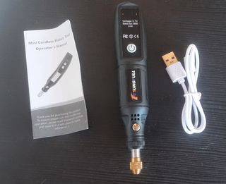 Mini-lixadeira rotativa + acessórios