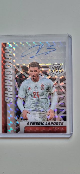 Carta Autografiada Aymeric Laporte