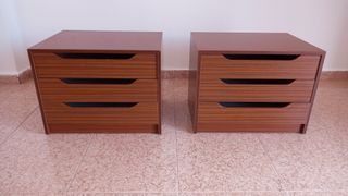 2 Mesitas Noche Madera