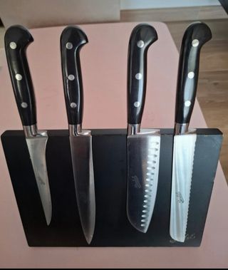 Set 4 Coltelli Berkel + Ceppo