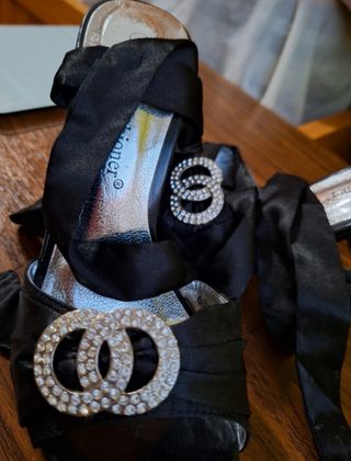 Sandalias tacón alto negras
