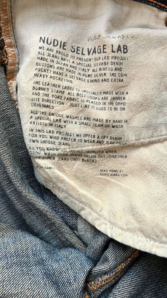 Vaqueros Hombre Selvage Lab Nudie Jeans