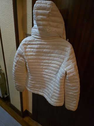 Chamarra acolchada beige