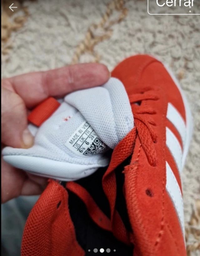 Zapatillas Adidas rojas - N°38