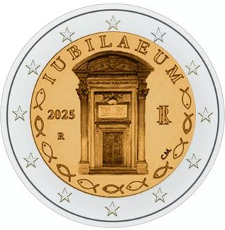 Moneda 2€ Italia 2025 Jubileo