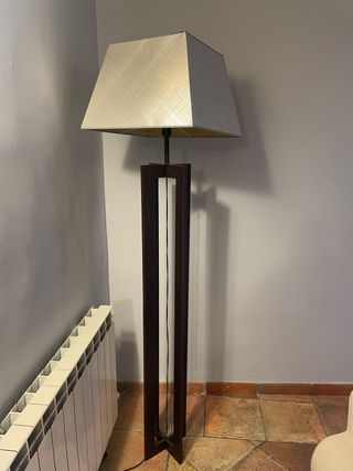 Lamparas de pie y mesa - Hierro - Beige/Marrón