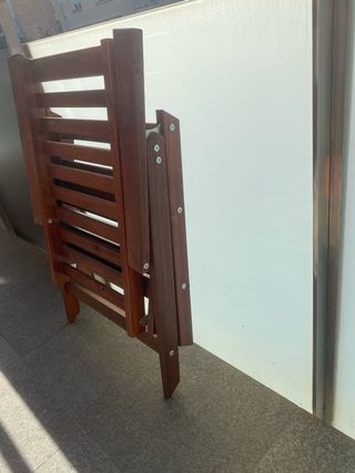 Silla madera plegable terraza Modelo NÄMMARÖ IKEA