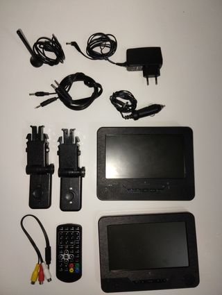 Doble pantalla DVD, 7" Avantia 707