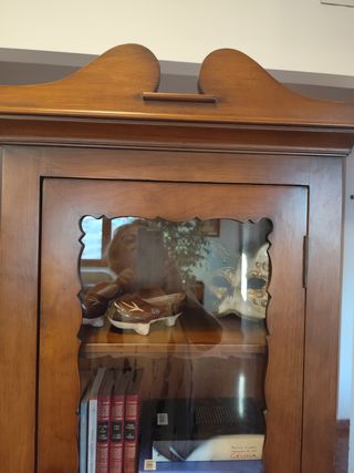 Vitrina Clásica de Madera