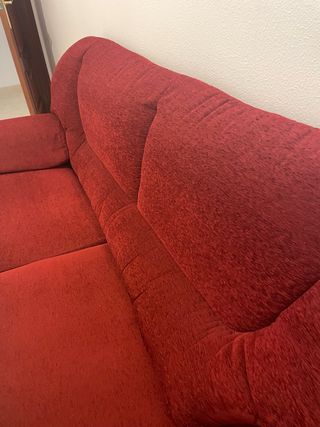 Sofá rojo - 2 plazas