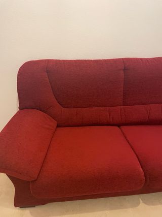 Sofá rojo - 2 plazas