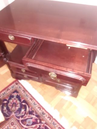 Mueble TV madera 2 cajones y bureau inferior