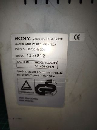 Monitor Sony SSM-121CE