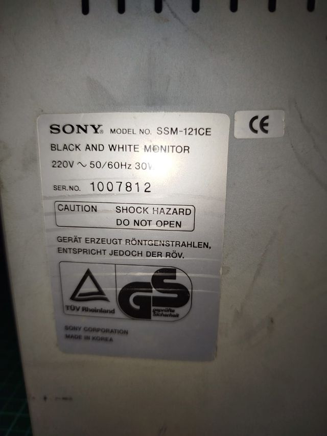 Monitor Sony SSM-121CE