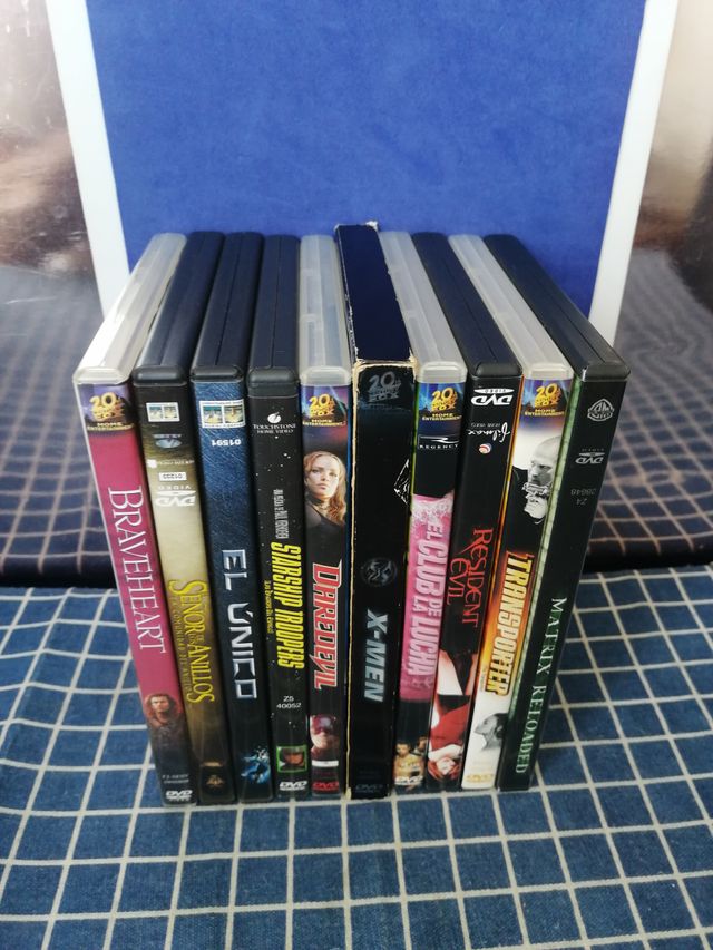 10 DVDS PELÍCULAS ORIGINALES