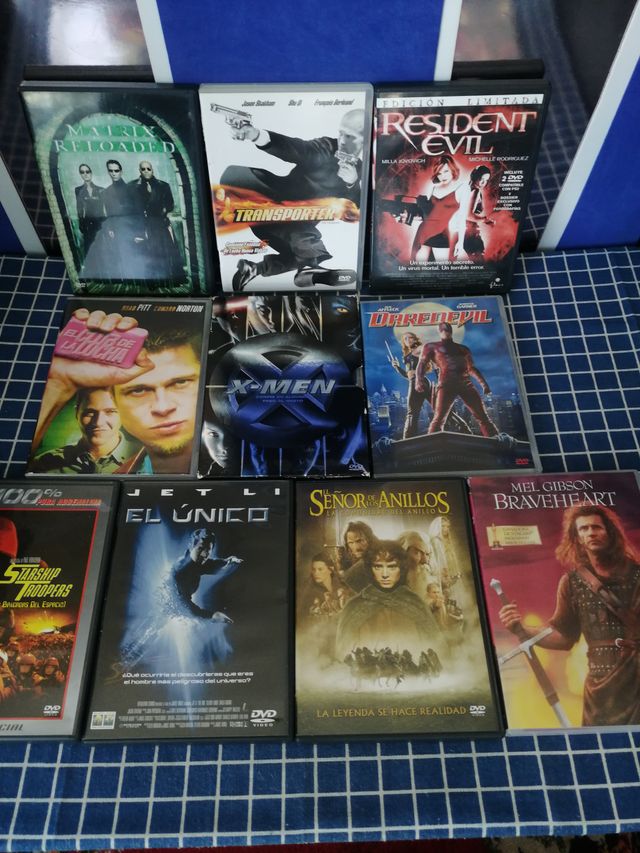 10 DVDS PELÍCULAS ORIGINALES