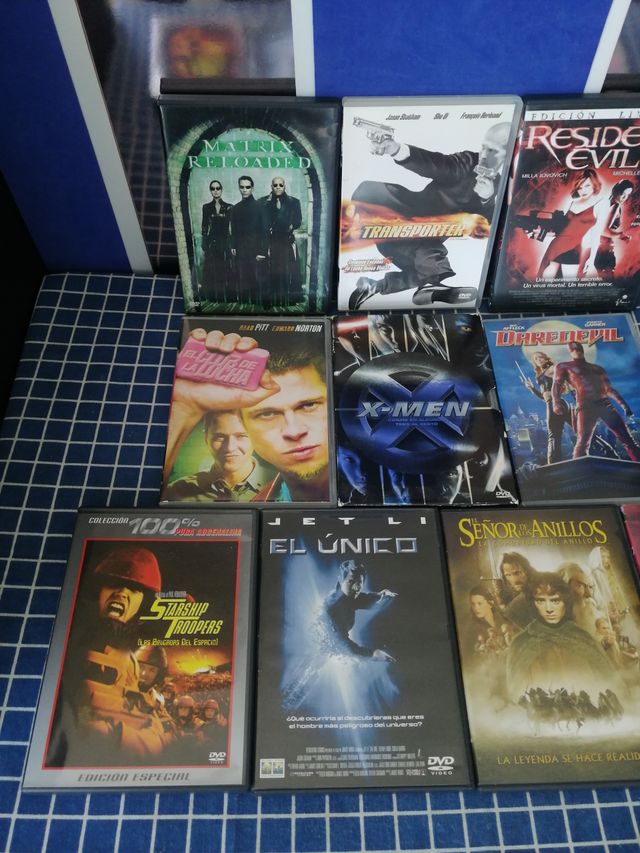 10 DVDS PELÍCULAS ORIGINALES