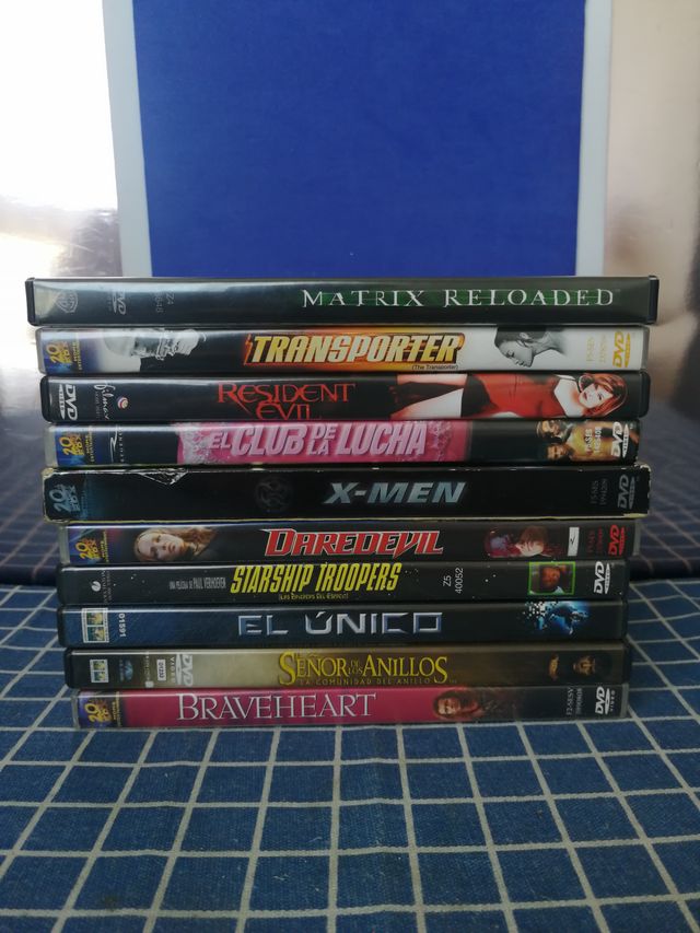 10 DVDS PELÍCULAS ORIGINALES