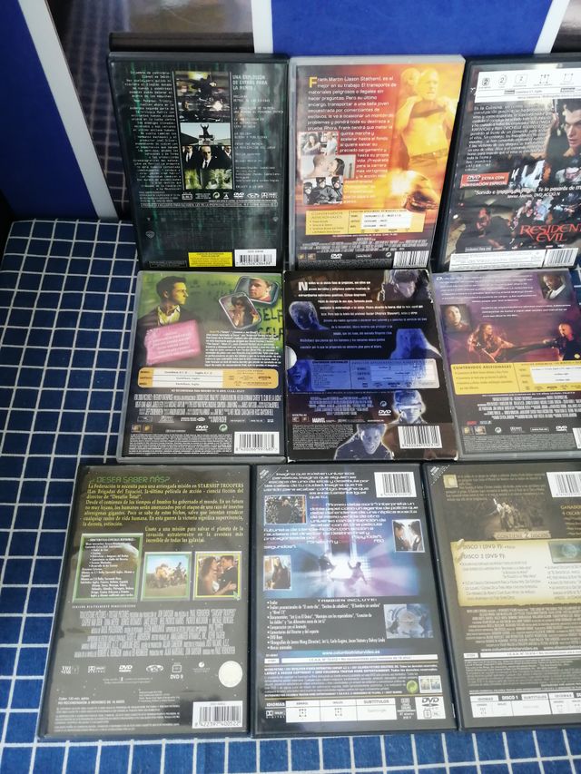 10 DVDS PELÍCULAS ORIGINALES