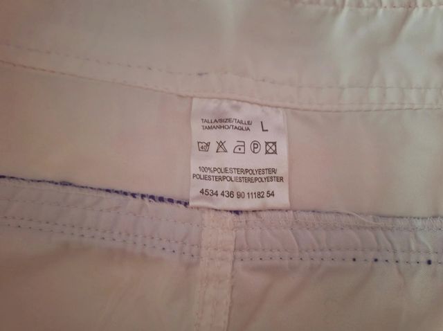 Shorts mujer | T-L | Blanco-Morado