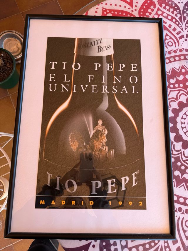 Cuadro Tio Pepe (Gonzalez Byass) 1992