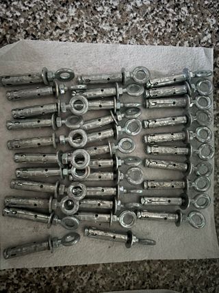 Ancoranti in lamiera zincato a occhiello (33pz)