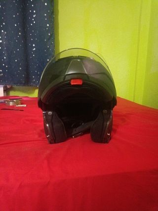 Casco moto LS2 negro mate