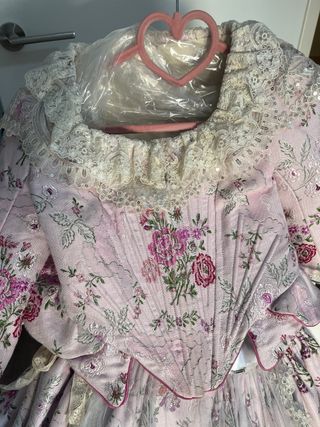 Vestido Fallera Mayor infantil niña: Talla 8-11 