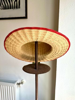 Sombrero regional de paja