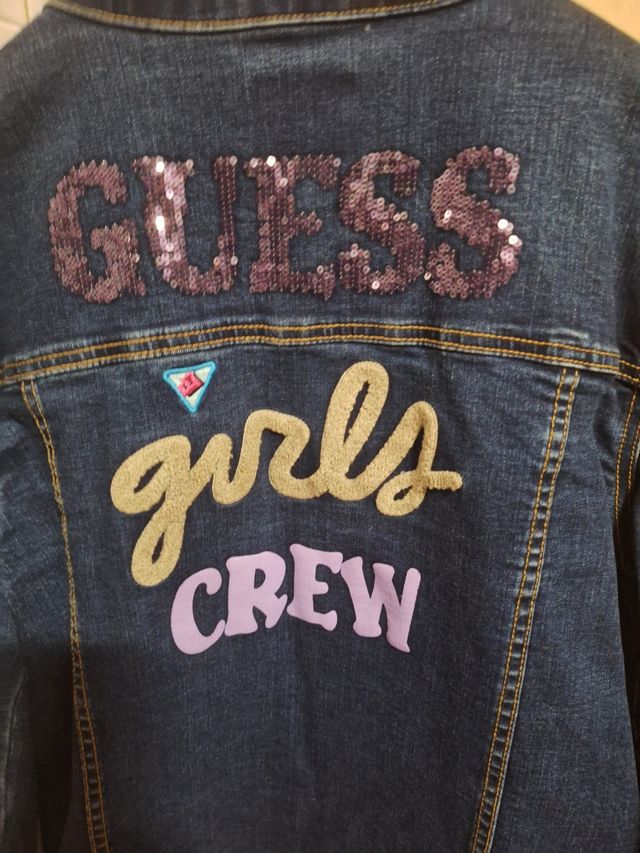 Cazadora vaquera Guess azul
