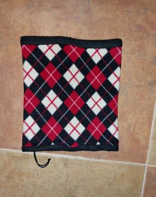 Braga cuello hombre - Rojo-Negro