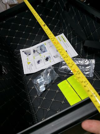 Maleta moto 100L - Negra regalo casco retro negro