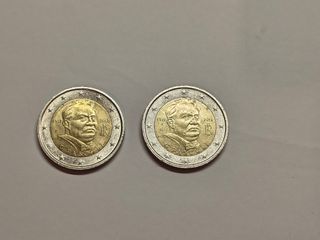 2€ Errore di conio - Pascoli 2012