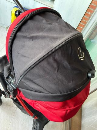 Carrito bebé JANE rojo - capazo