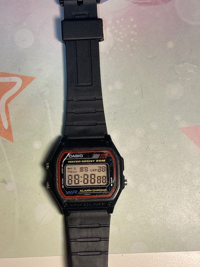 Reloj Casio W-70B vintage