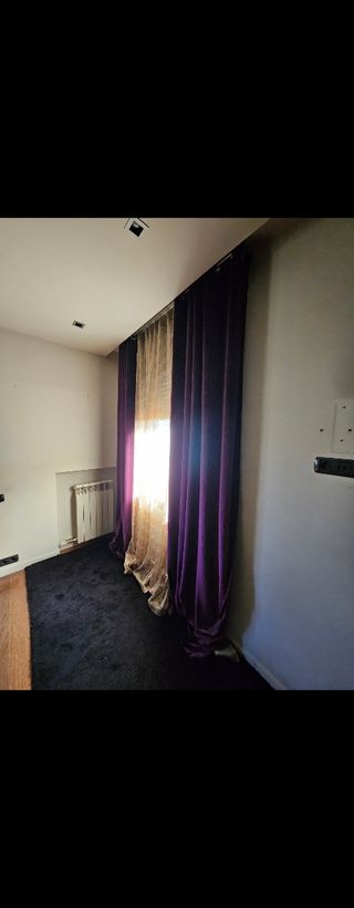 Cortina terciopelo morada - Elegante