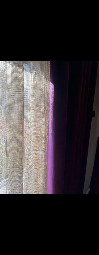 Cortina terciopelo morada - Elegante