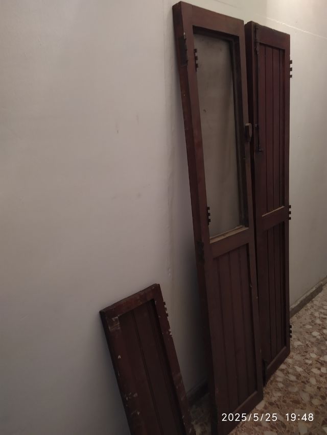 2 Puertas madera antiguas