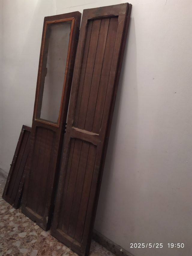 2 Puertas madera antiguas