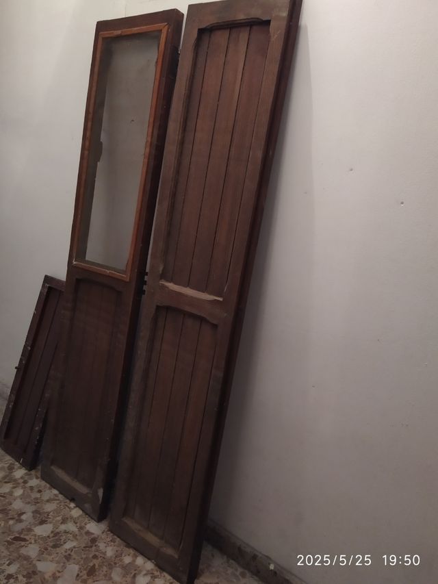2 Puertas madera antiguas