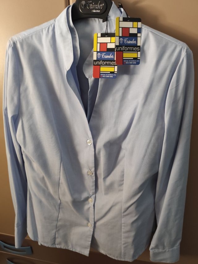 Camisas uniforme mujer Trimber azul