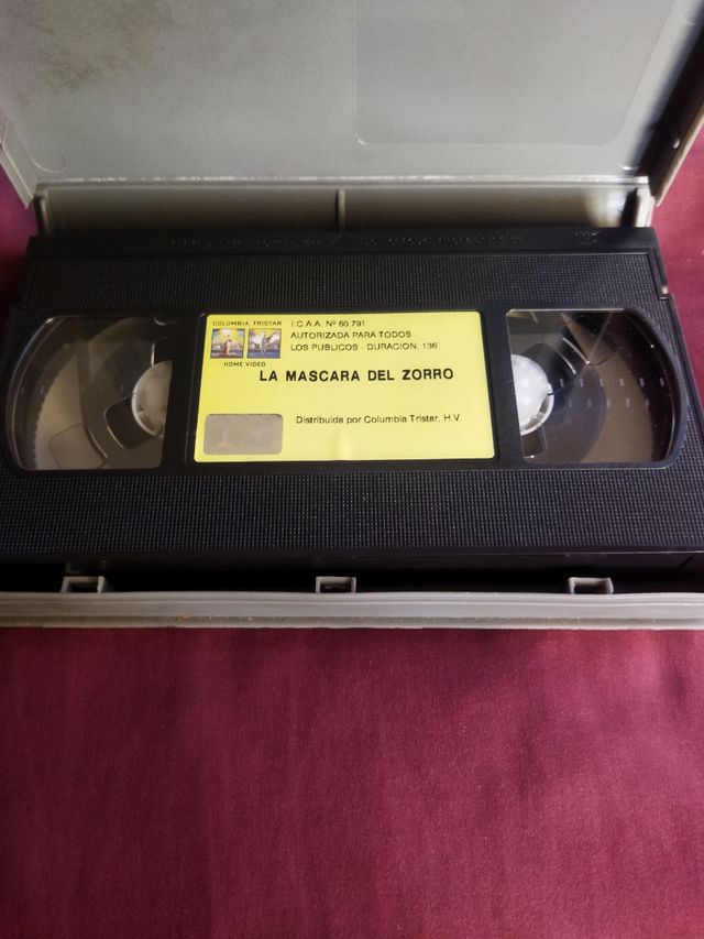 VHS La Máscara del Zorro