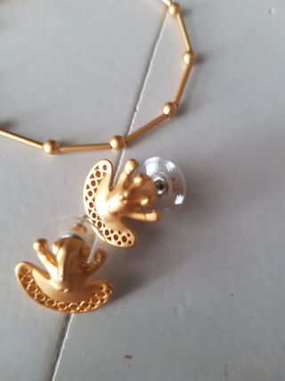 Conjunto oro dios mejicano
