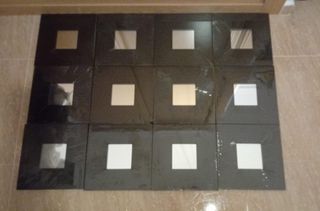 12 Espejos negros - Decoración