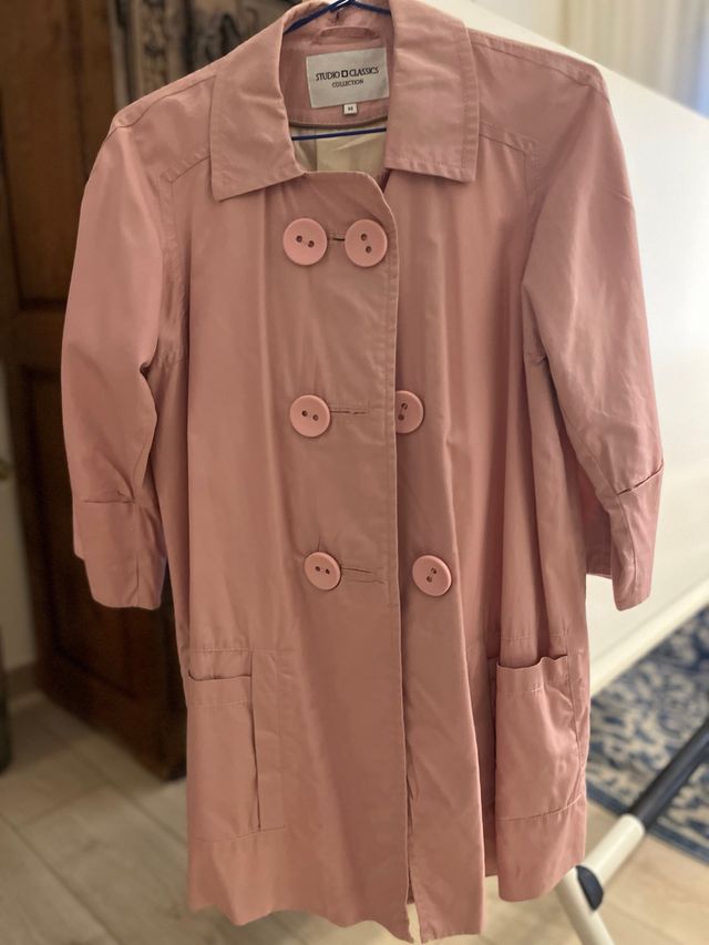 Gabardina rosa Studio Classics - Talla 5