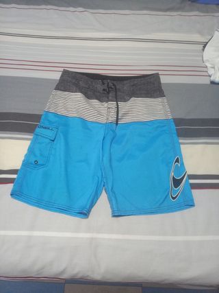 Bañador O'Neill azul y gris