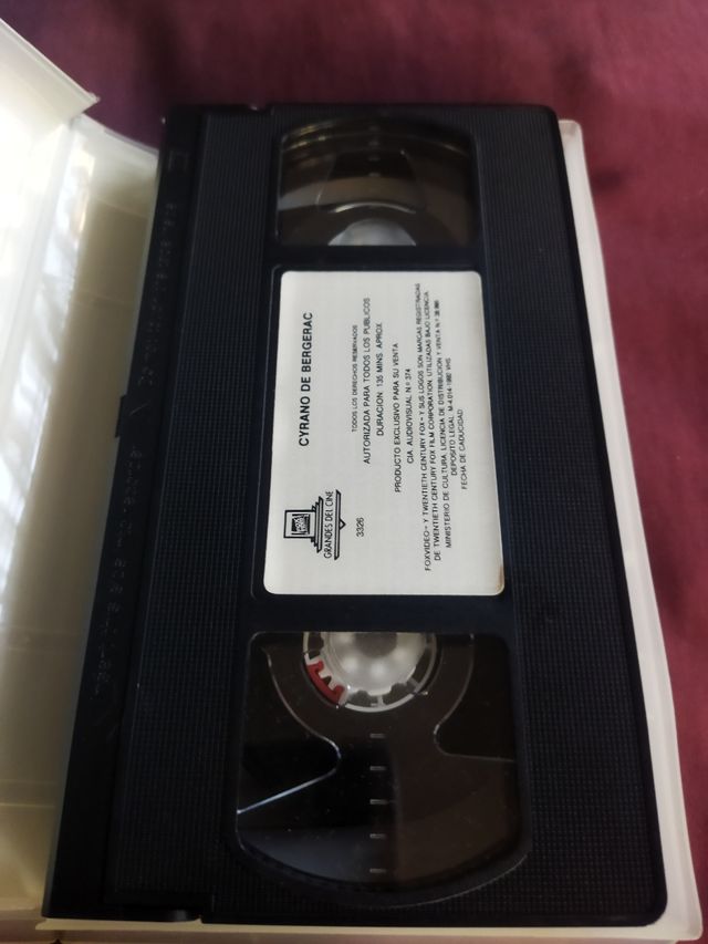 Cyrano de Bergerac VHS (francés)