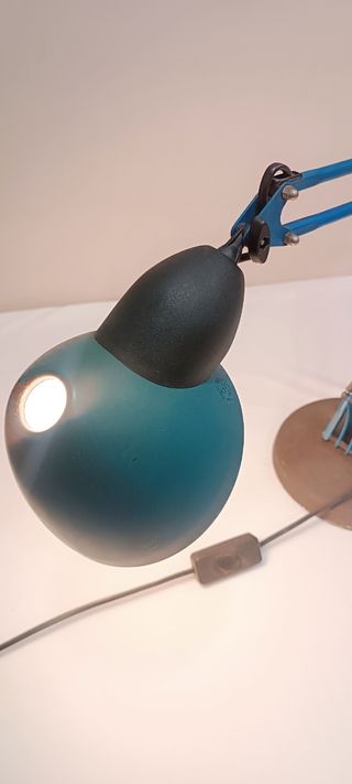 Lampara Fase vintage azul
