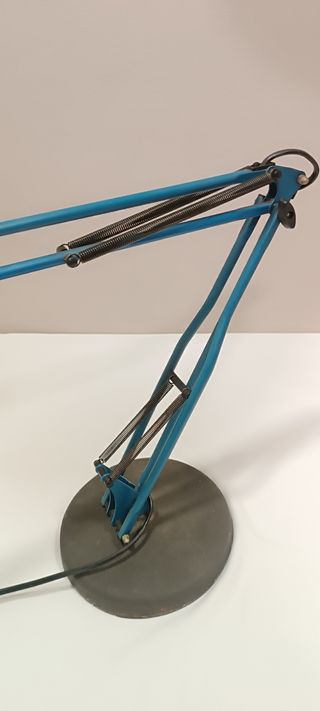 Lampara Fase vintage azul