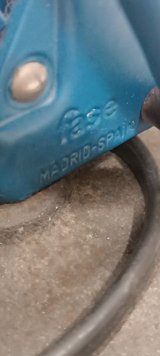 Lampara Fase vintage azul